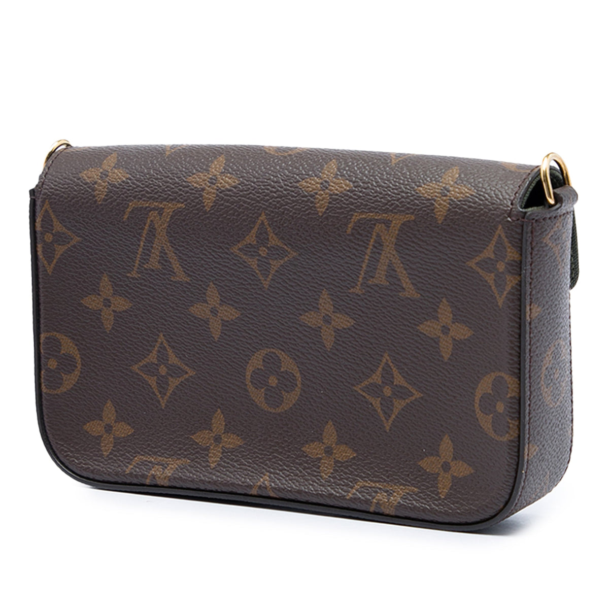 Louis Vuitton Monogram Felicie Strap And Go — Brown