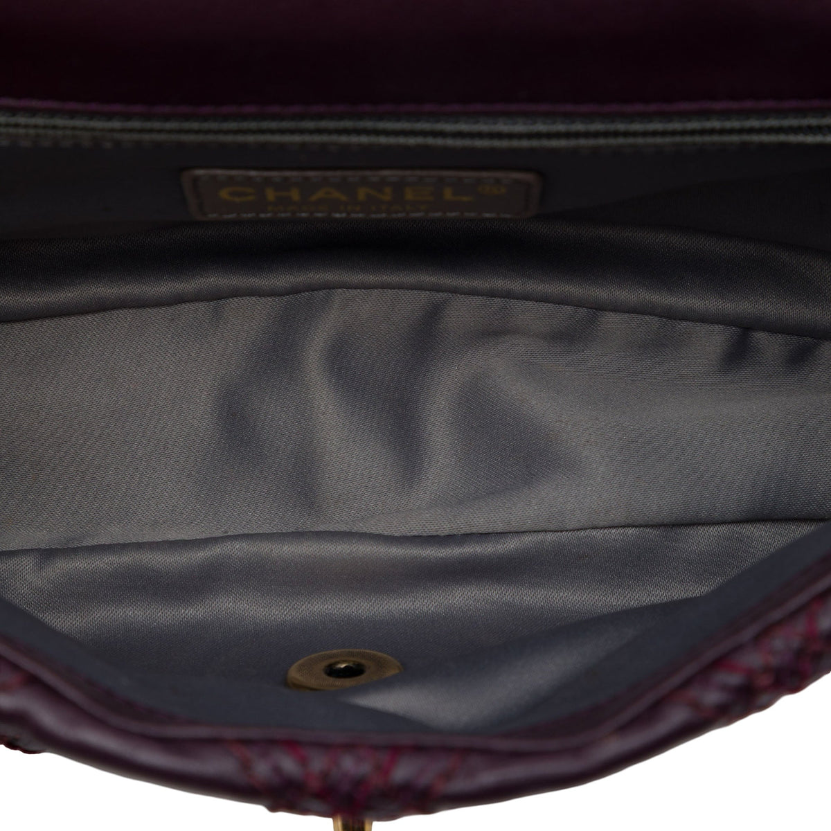 Chanel Paris Bombay Small CC Calfskin Triptych Flap — Purple