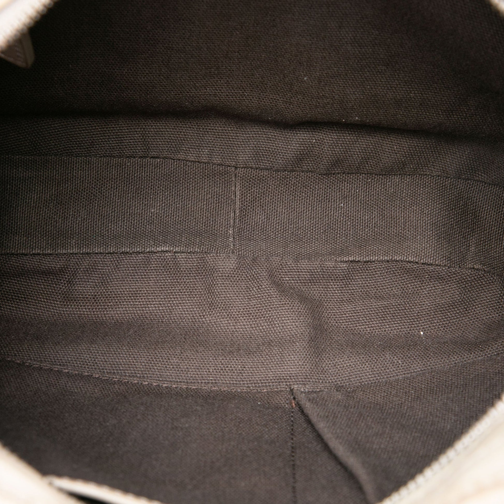 Burberry Smoke Check Coated Canvas Brooklyn Hobo