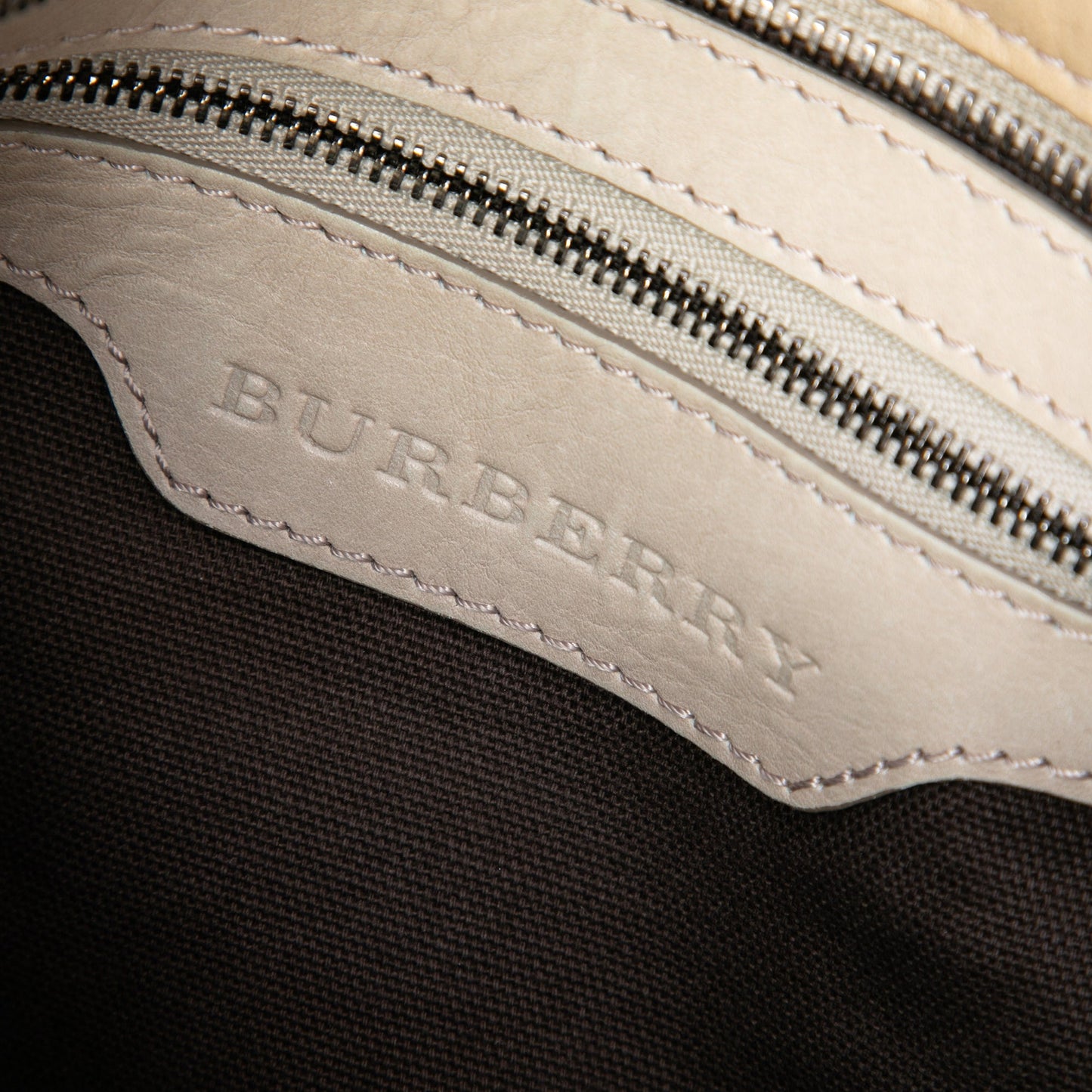 Burberry Smoke Check Coated Canvas Brooklyn Hobo