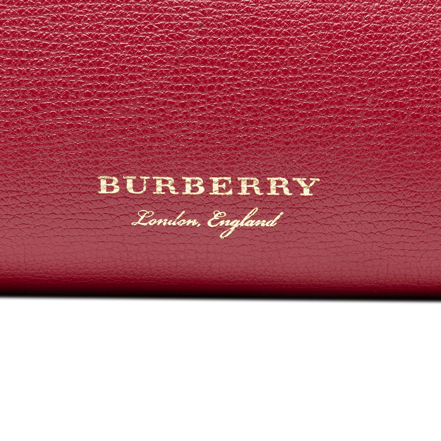 Burberry Small Grainy Calfskin and House Check Banner Satchel