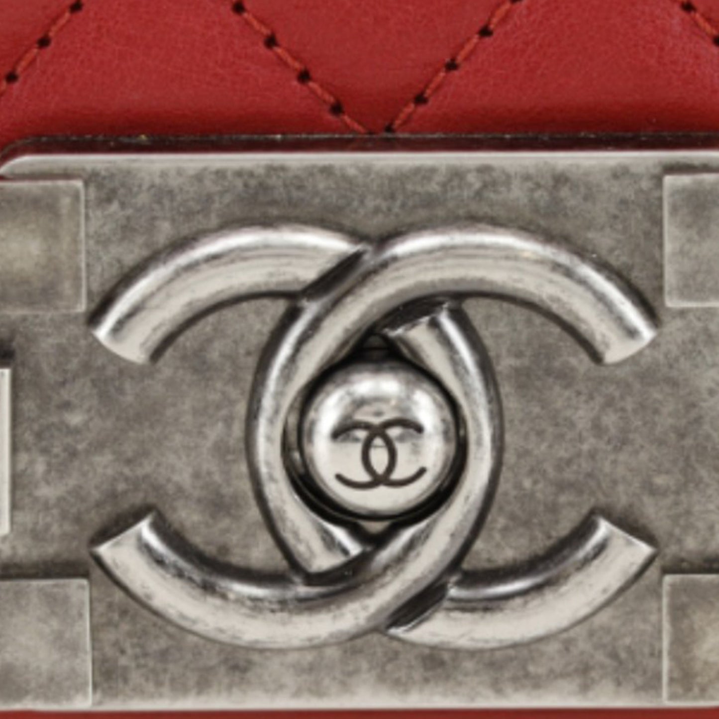 Chanel Old Medium Quilted Lambskin Boy Flap