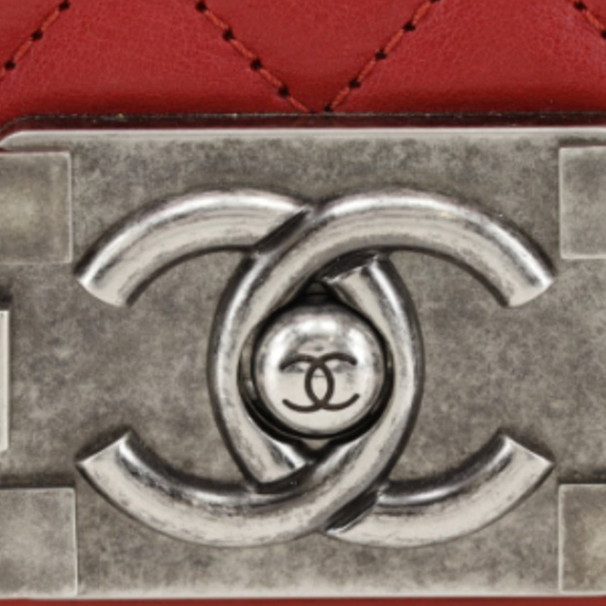 Chanel Old Medium Quilted Lambskin Boy Flap