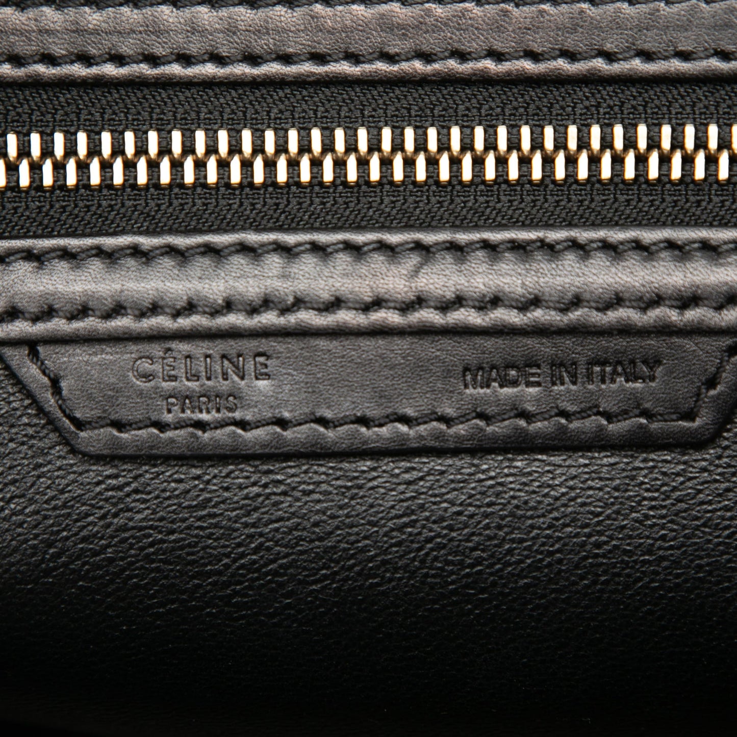 Micro Tricolor Calfskin and Suede Luggage Tote