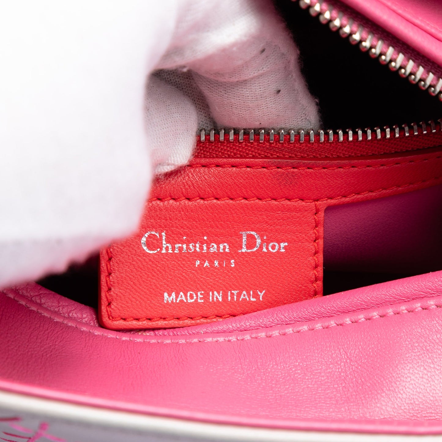 Dior Medium Tricolor Lambskin Macrocannage Stitched Lady Dior