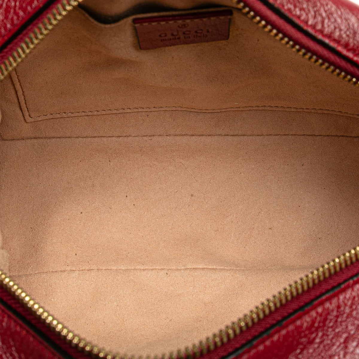 Gucci Small GG Marmont Matelasse GG Canvas and Leather Crossbody