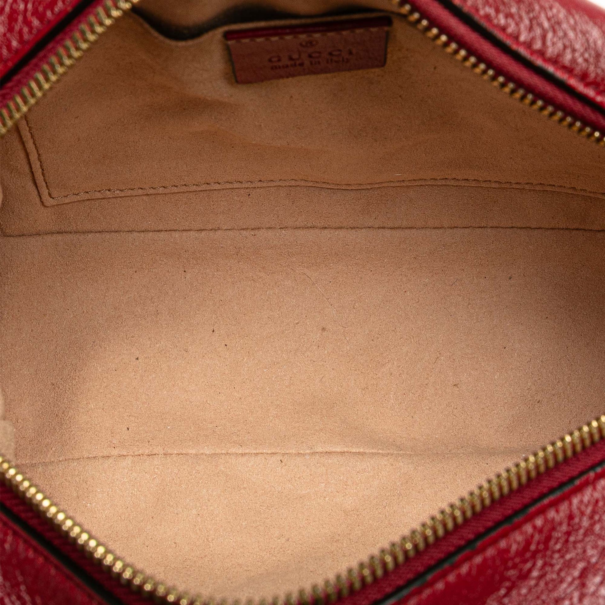 Gucci Small GG Marmont Matelasse GG Canvas and Leather Crossbody