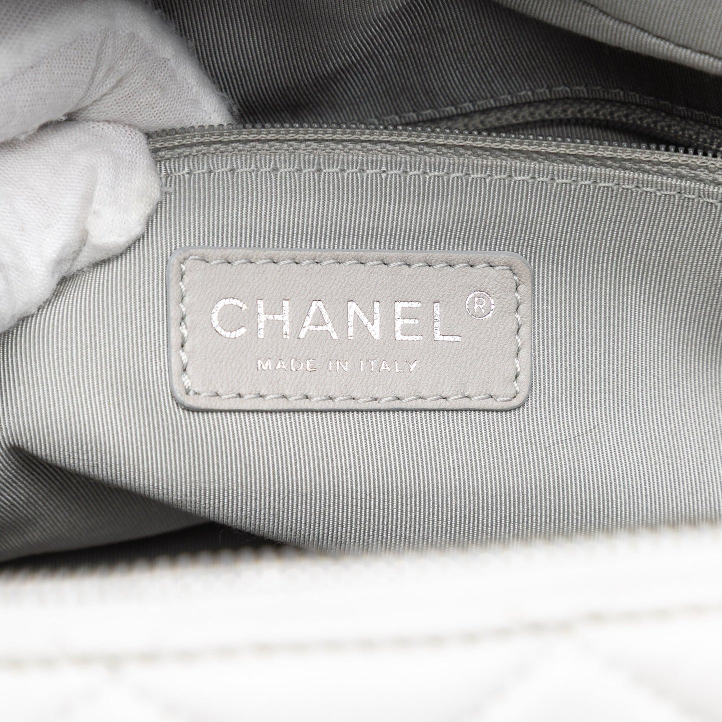 Chanel CC Lambskin Frame Tote