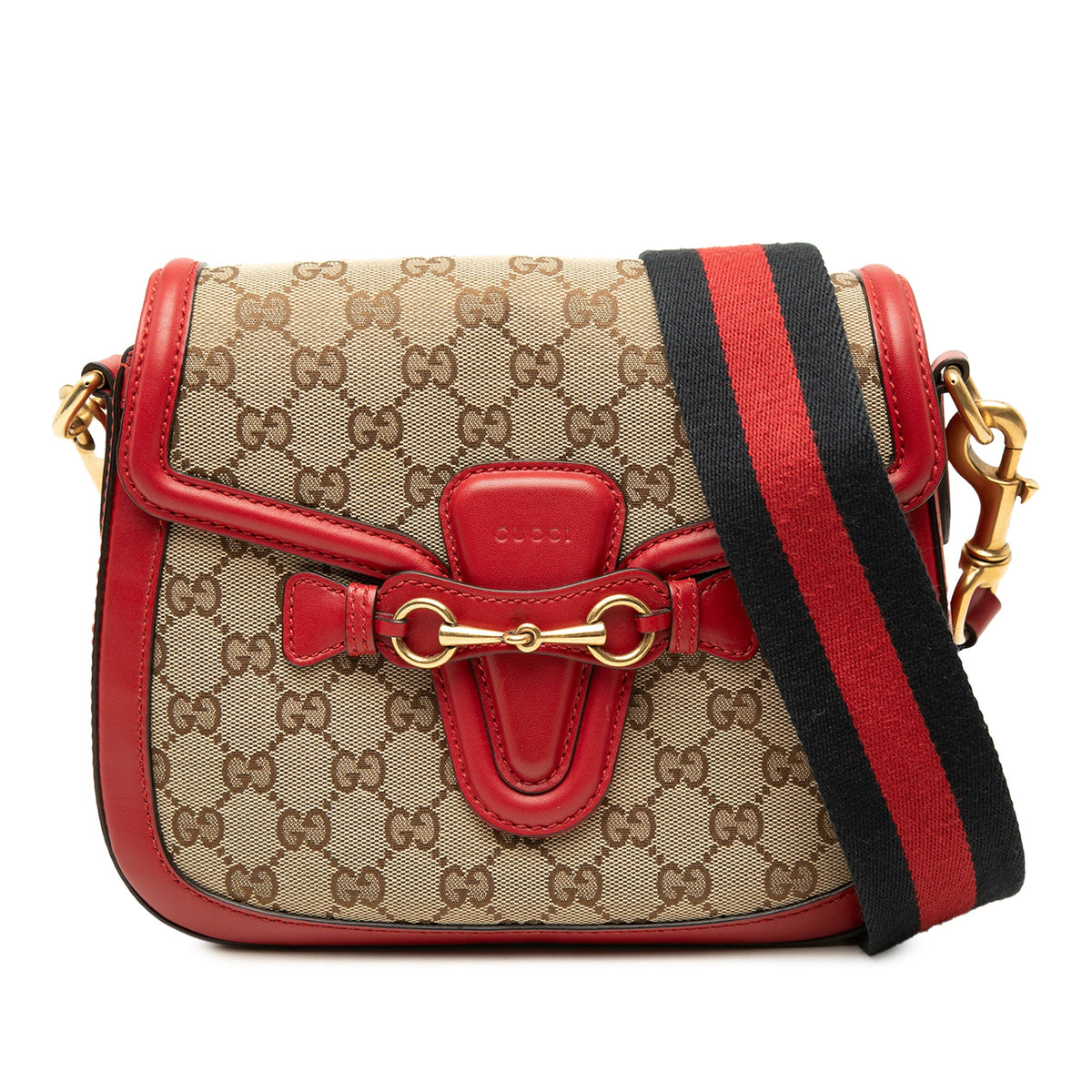 Gucci Medium GG Canvas Lady Web Crossbody