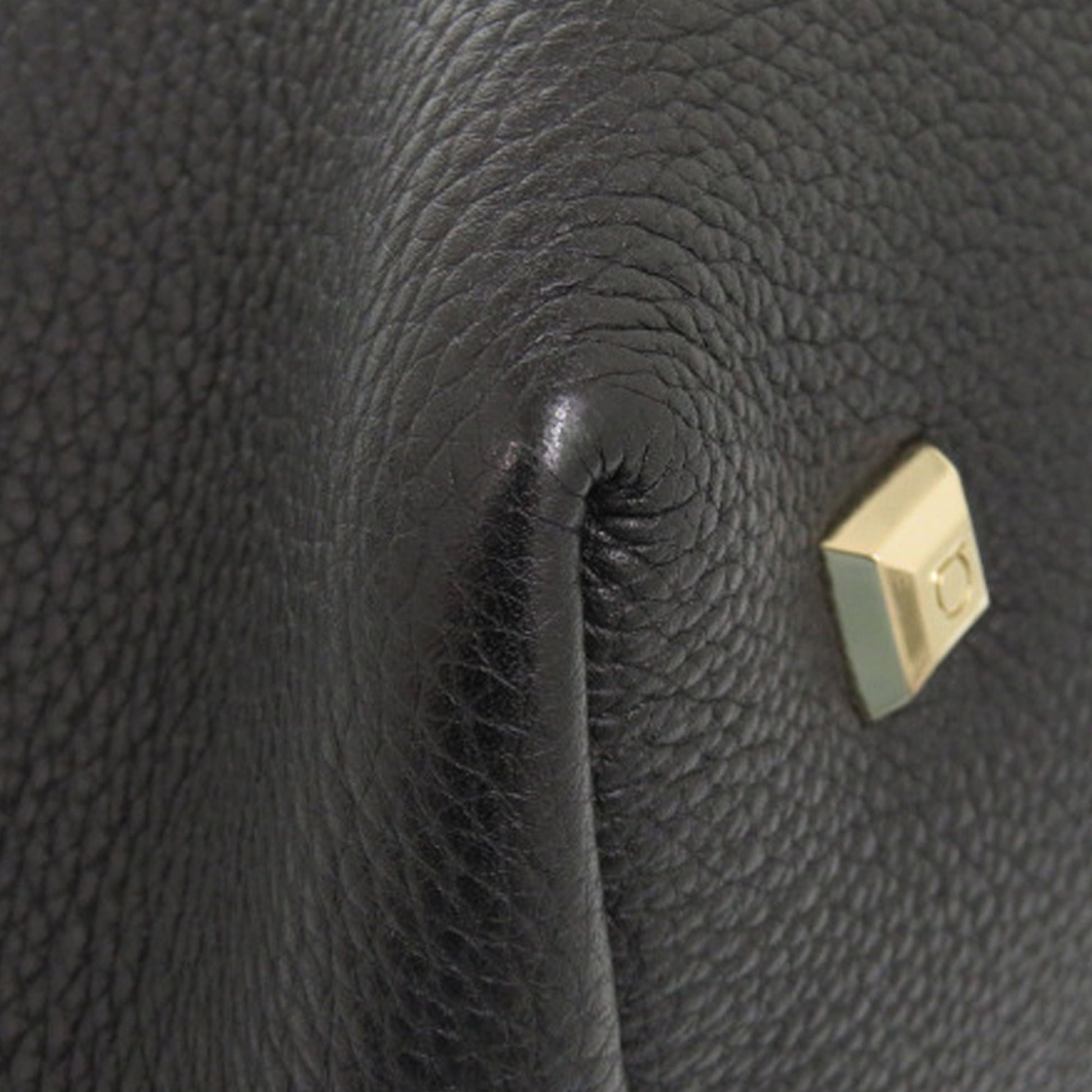 Ferragamo Grained Calfskin Studded Gancini Tote