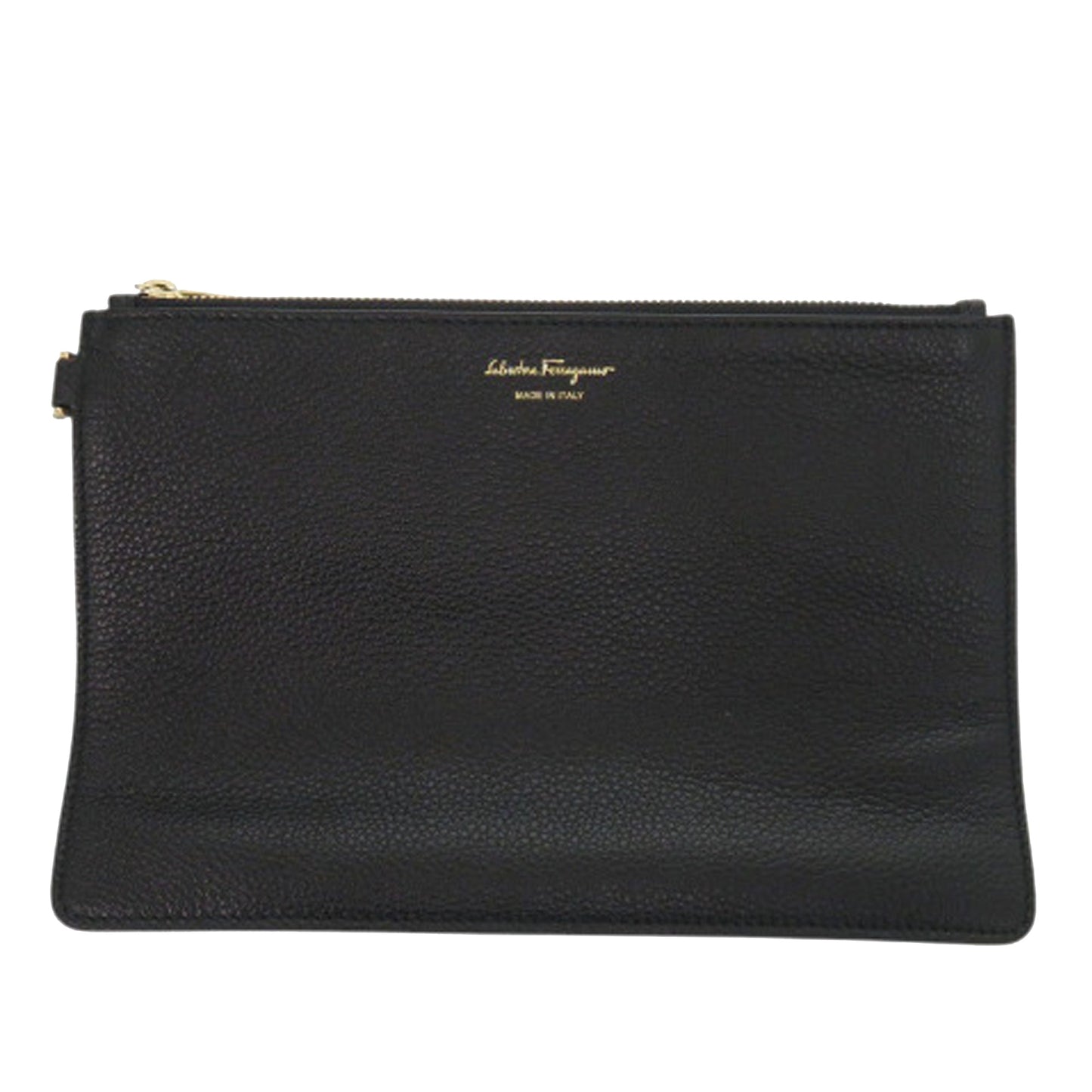 Ferragamo Grained Calfskin Studded Gancini Tote