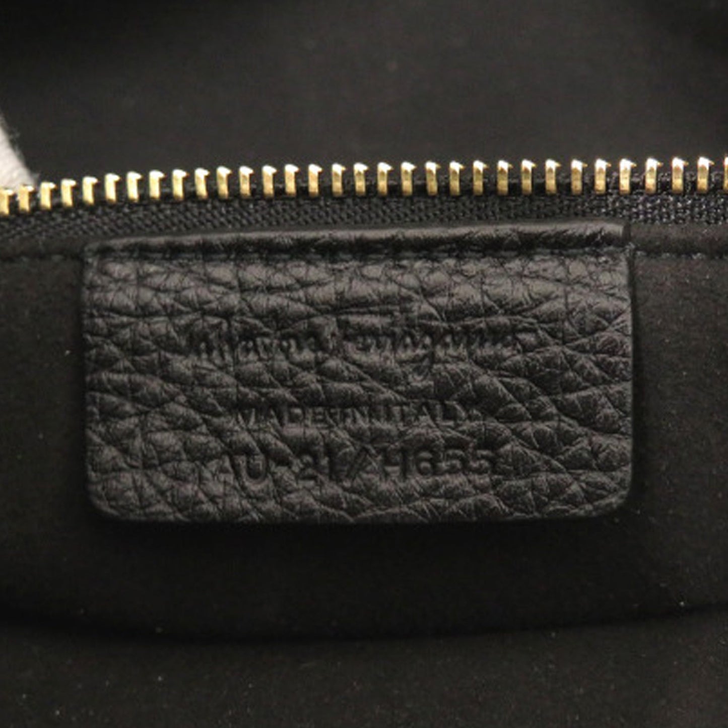 Ferragamo Grained Calfskin Studded Gancini Tote