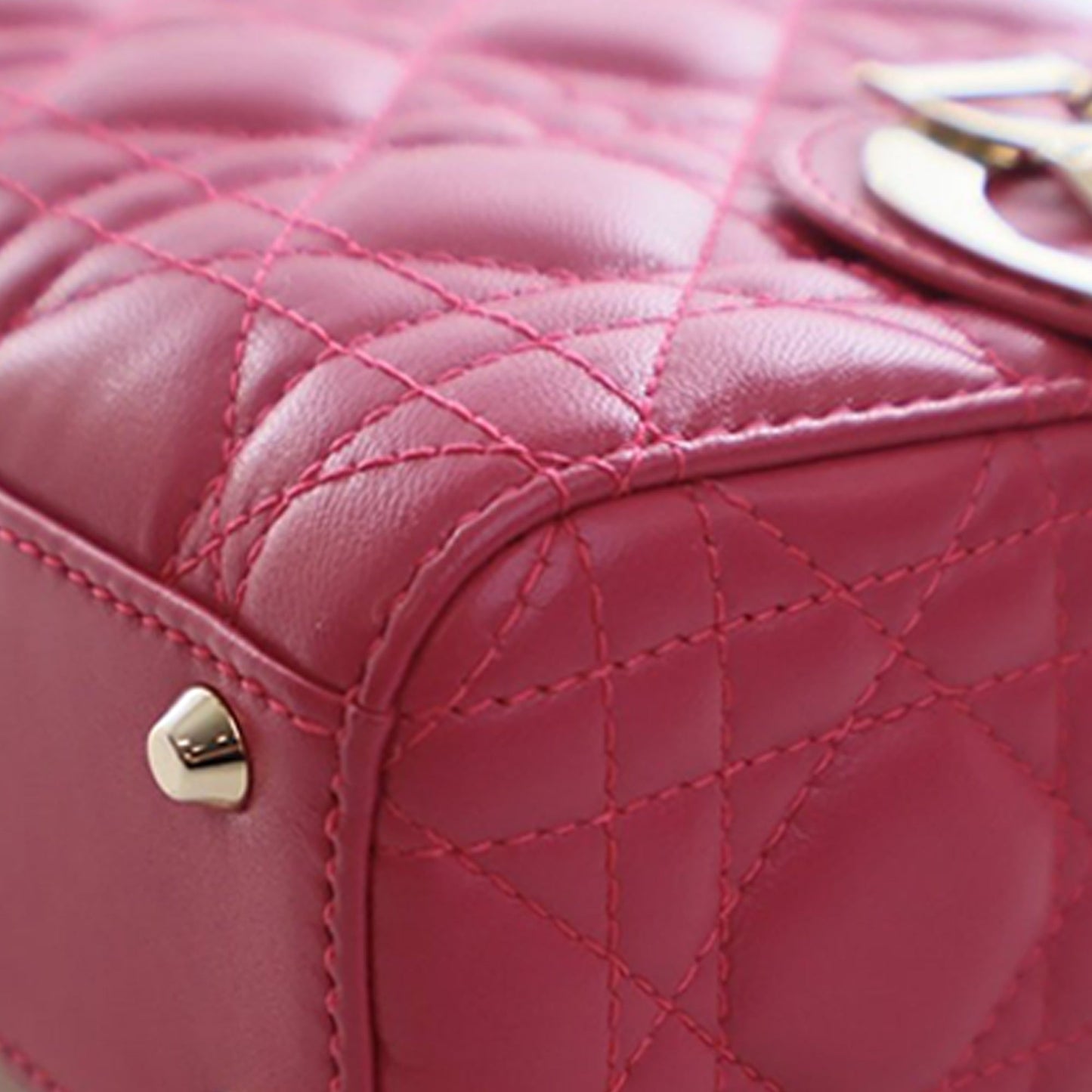 Dior Mini Lambskin Cannage Lady Dior
