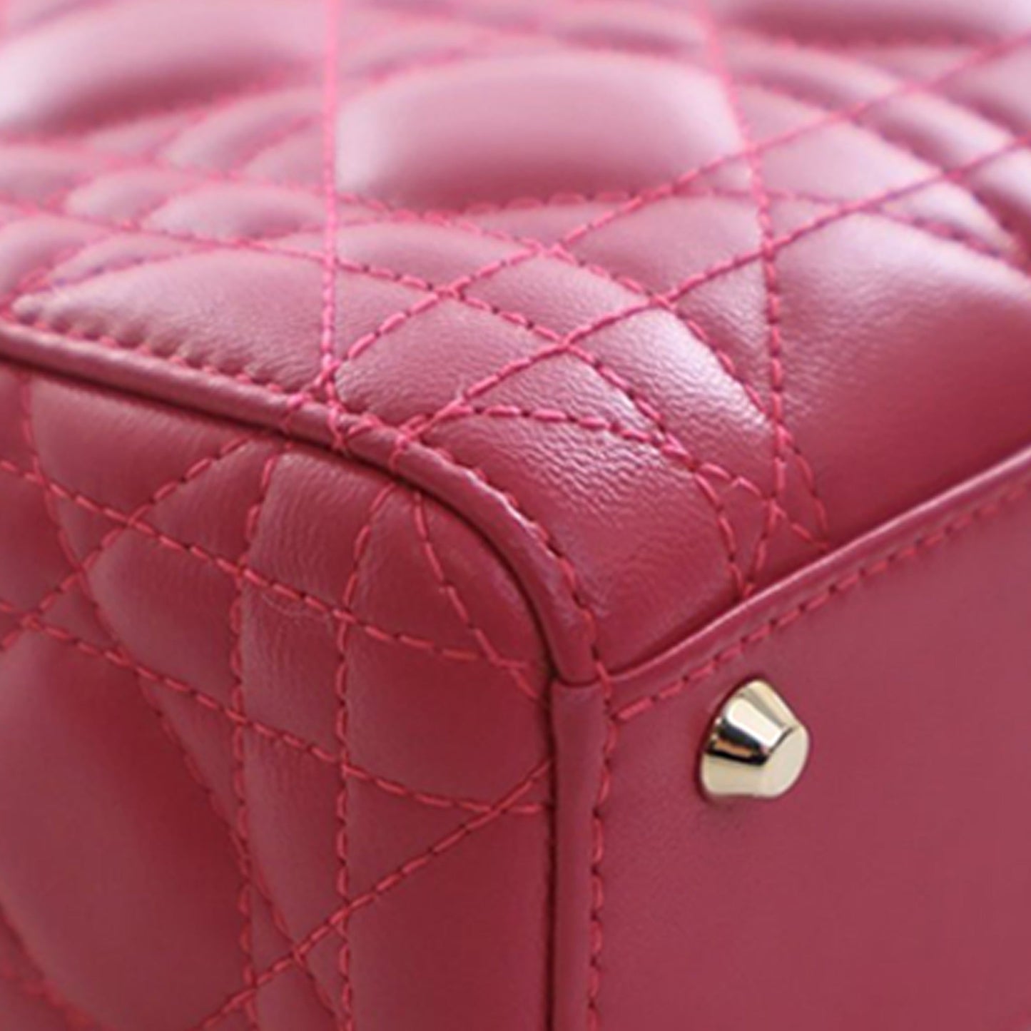 Dior Mini Lambskin Cannage Lady Dior