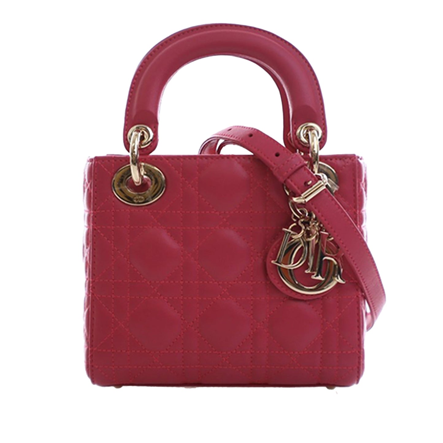 Dior Mini Lambskin Cannage Lady Dior