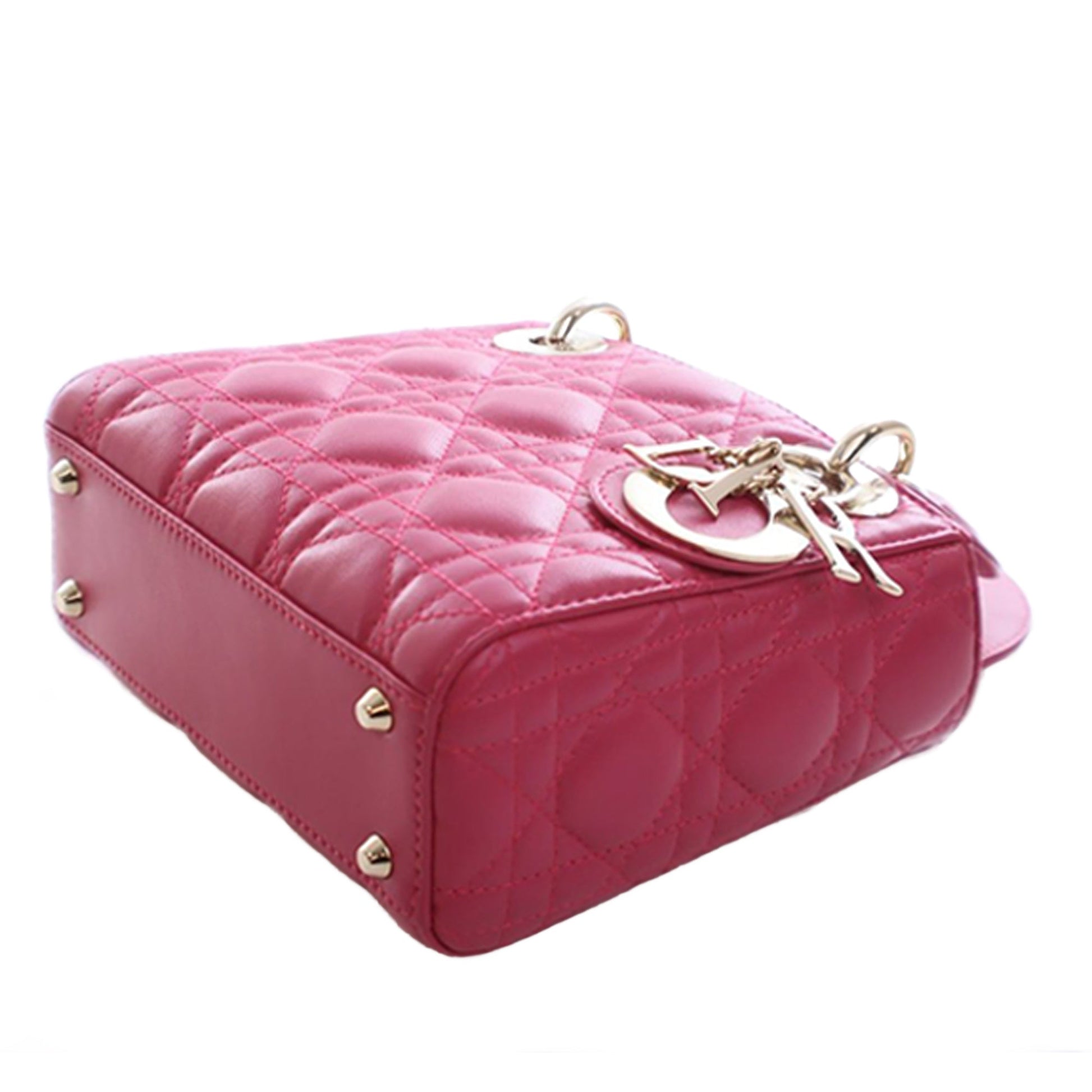 Dior Mini Lambskin Cannage Lady Dior