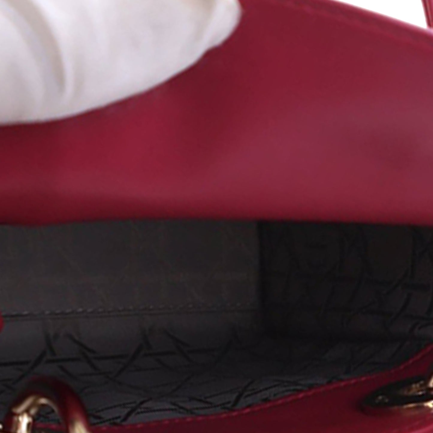 Dior Mini Lambskin Cannage Lady Dior