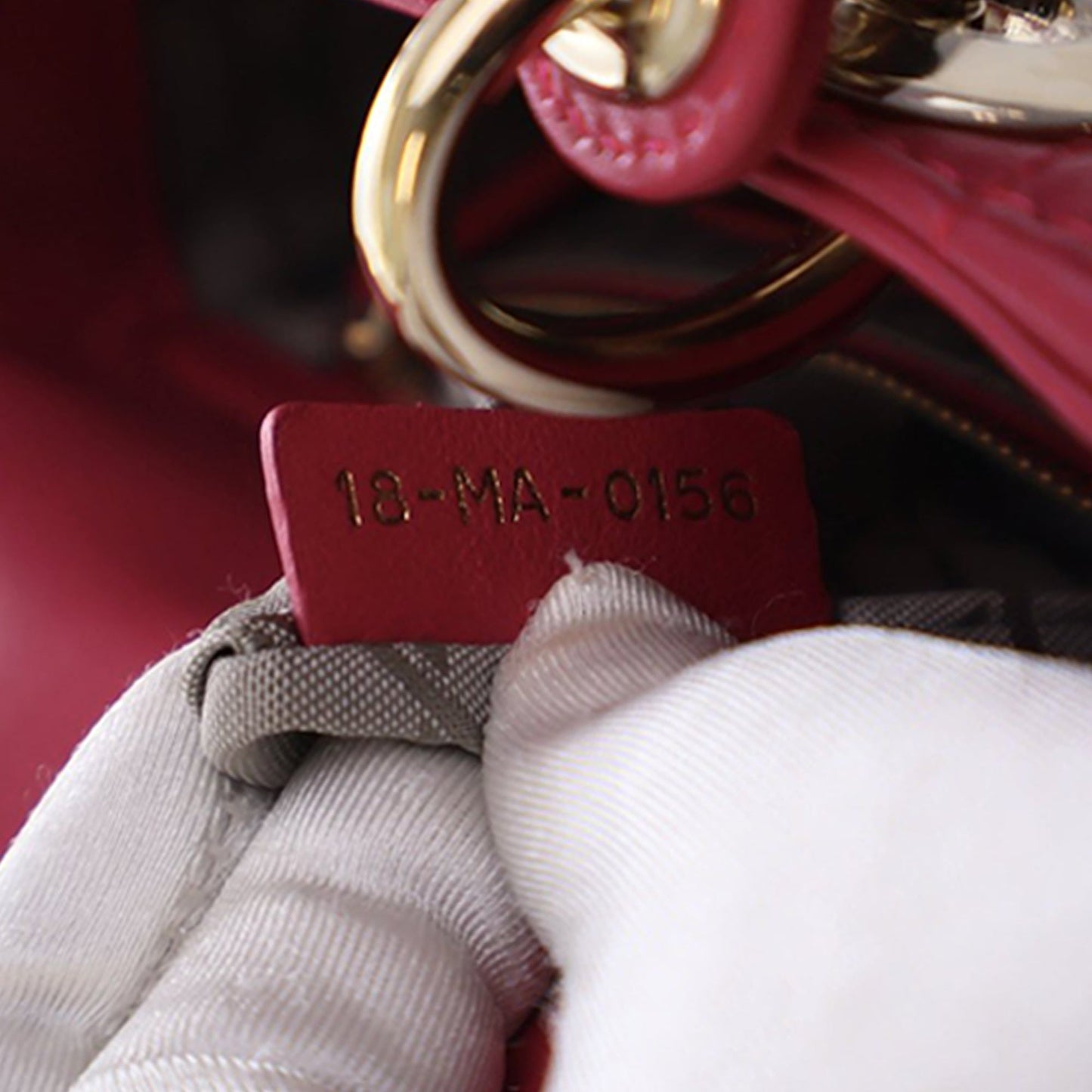 Dior Mini Lambskin Cannage Lady Dior