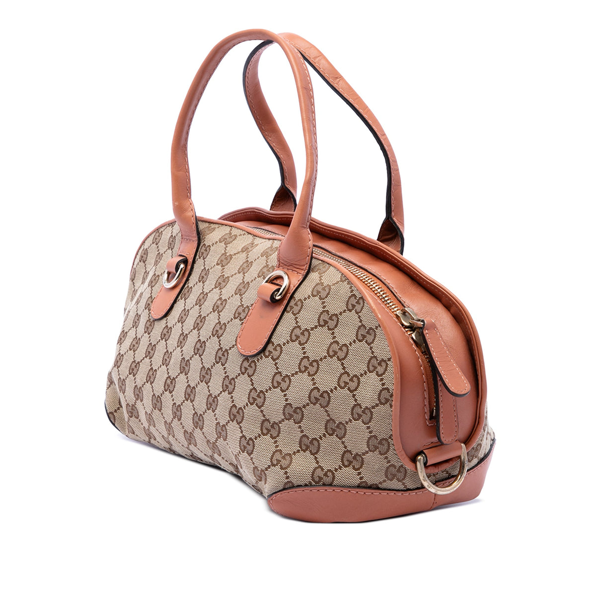 Gucci GG Canvas Heart Bit Satchel