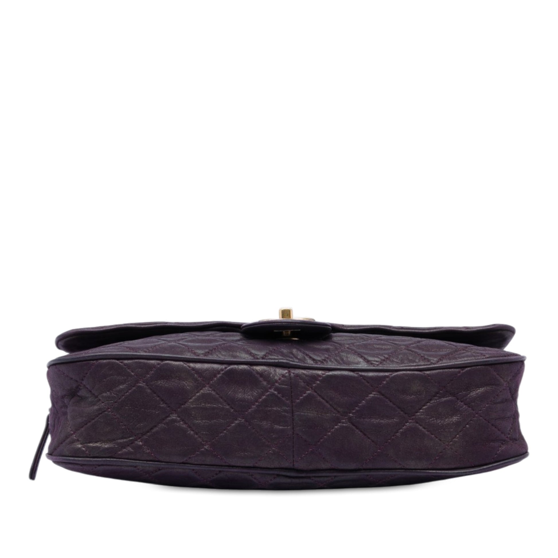 Chanel Large Quilted Iridescent Calfskin Shiva Flap