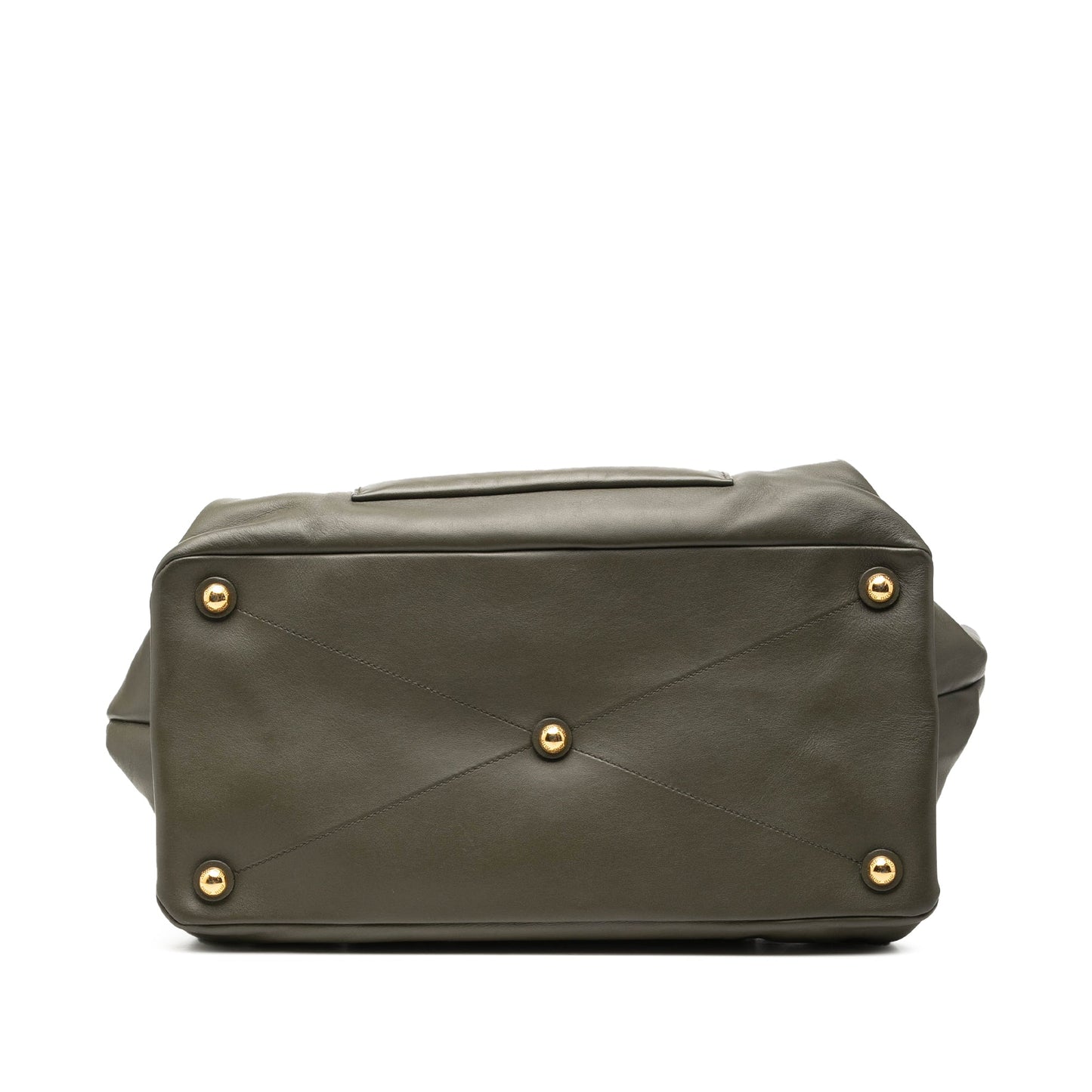Miu Miu Vitello Soft Front Pocket Satchel