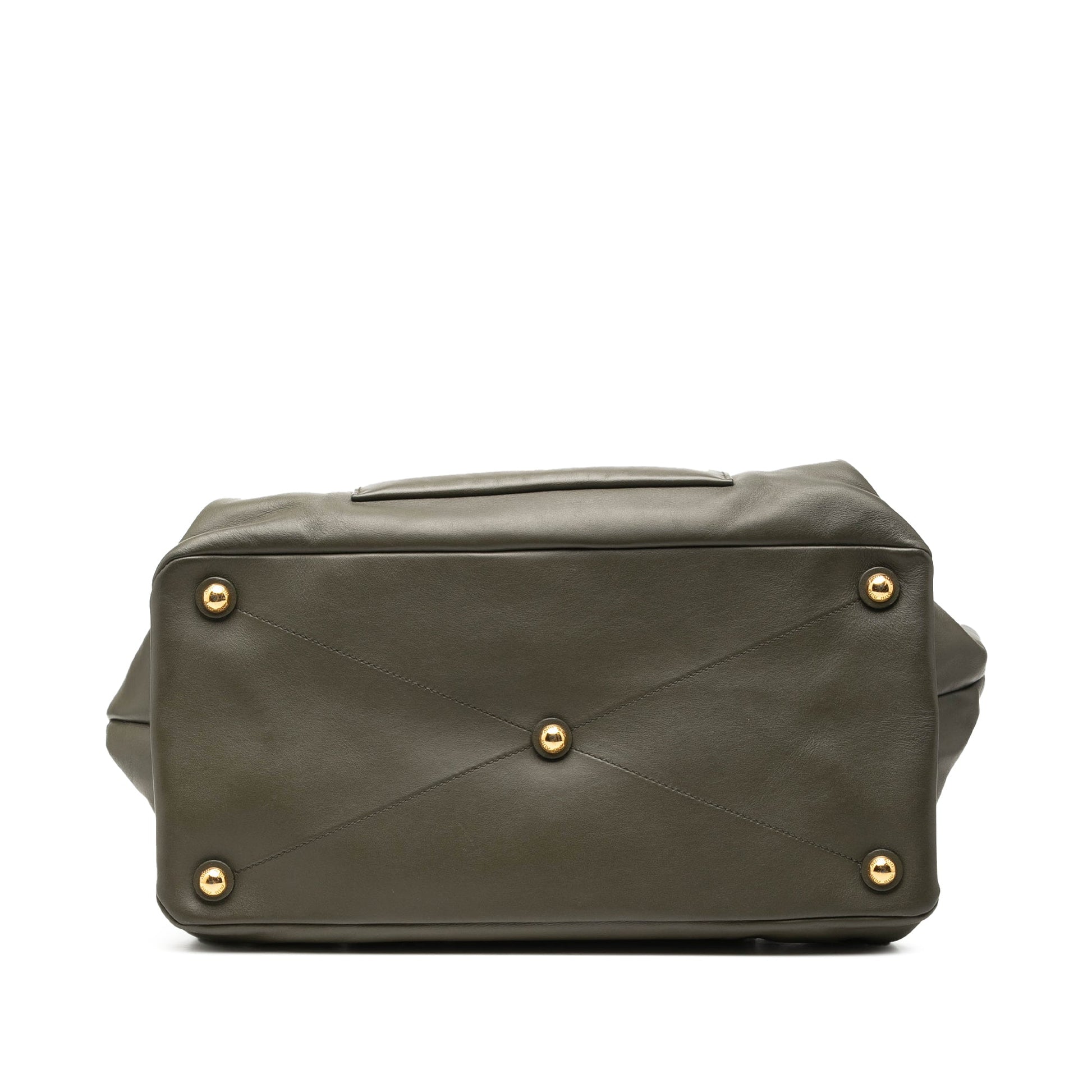 Miu Miu Vitello Soft Front Pocket Satchel