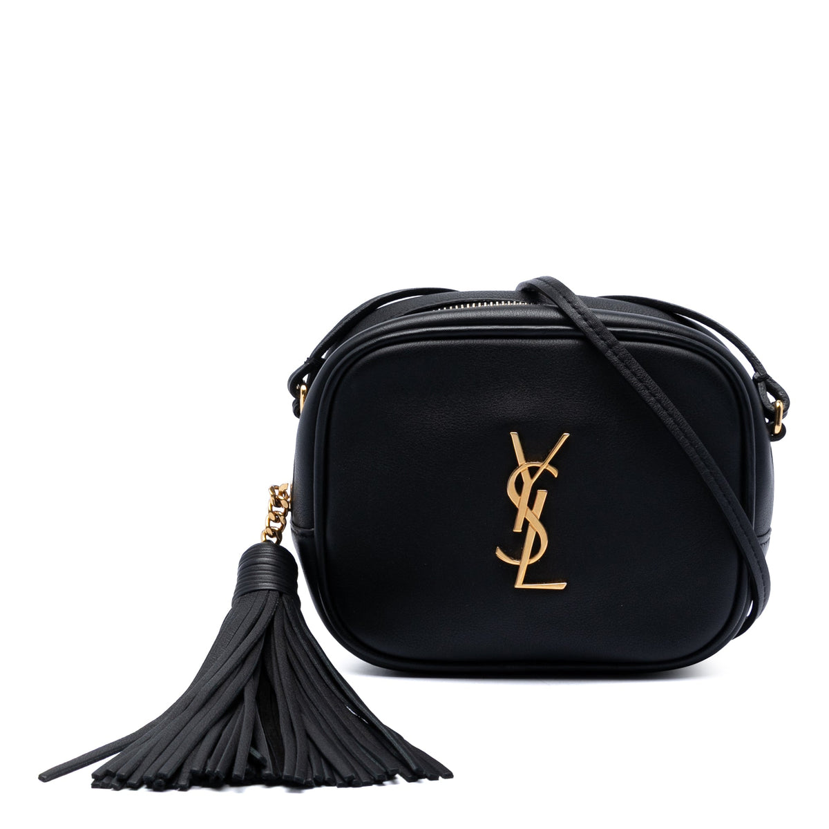Saint Laurent Calfskin Monogram Blogger Bag