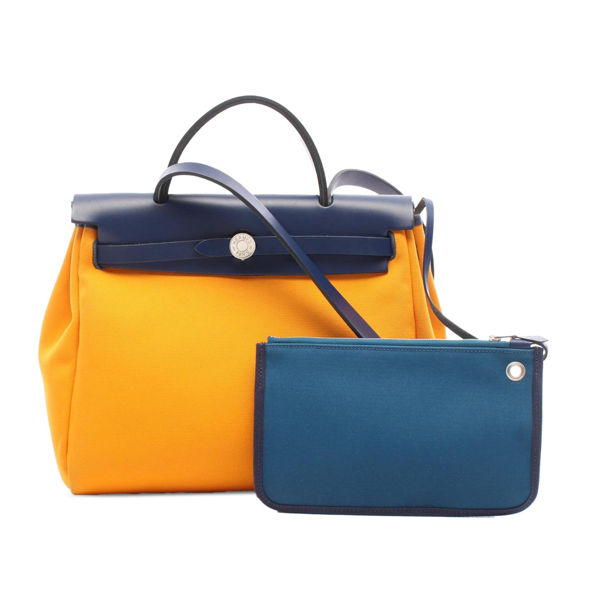 Hermès Toile Verso Herbag Zip 31 — Yellow