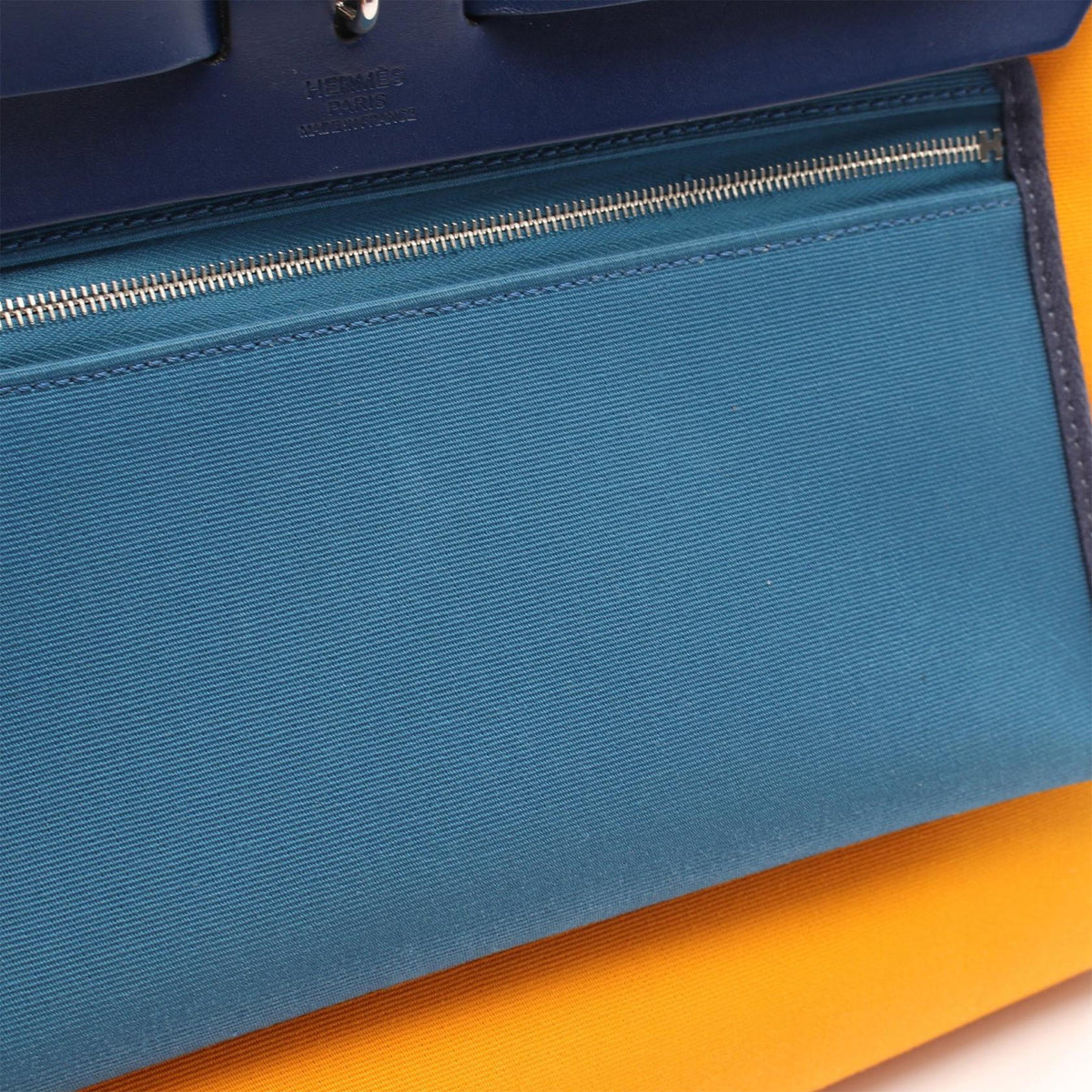 Hermès Toile Verso Herbag Zip 31 — Yellow