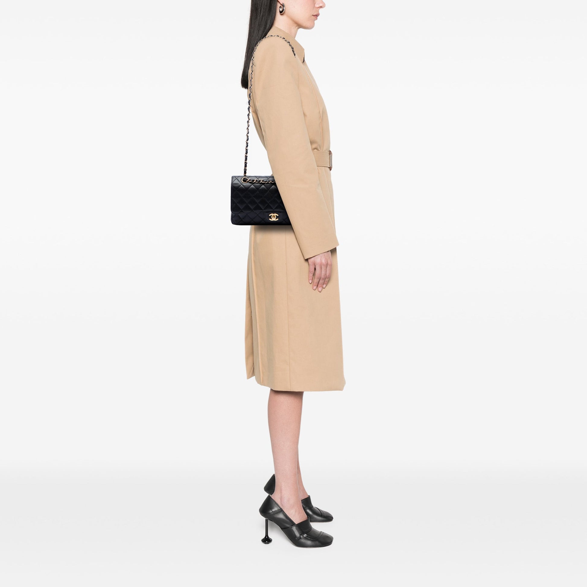 Chanel Medium Classic Caviar Double Flap