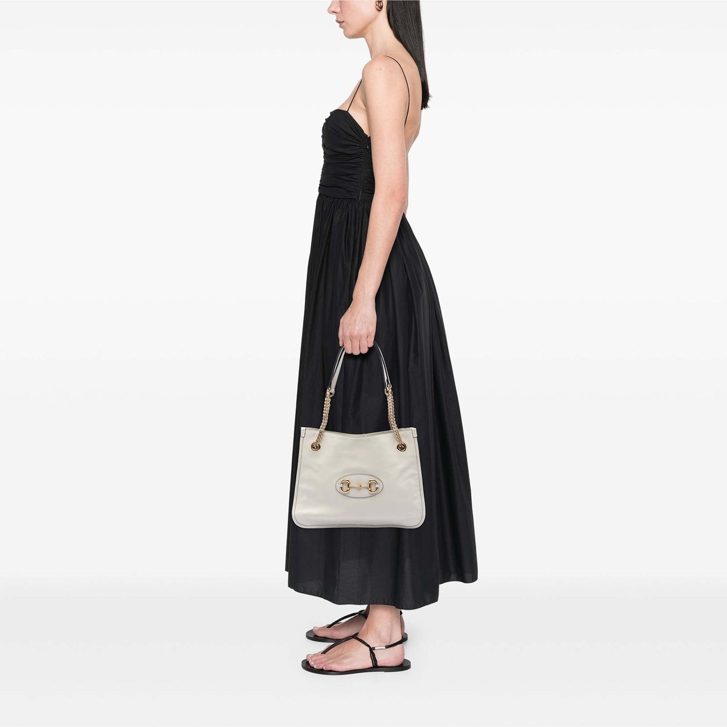 Gucci Medium Calfskin Horsebit 1955 Chain Tote