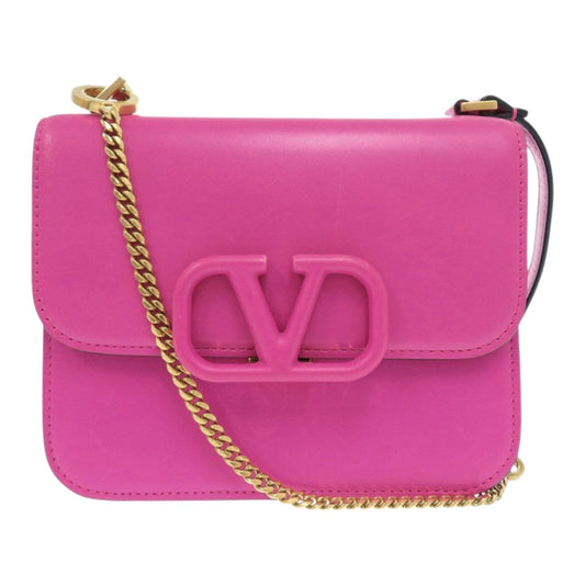 Valentino Mini Smooth Calfskin VSling Crossbody — Pink