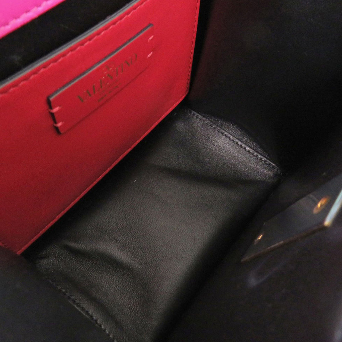 Valentino Mini Smooth Calfskin VSling Crossbody — Pink