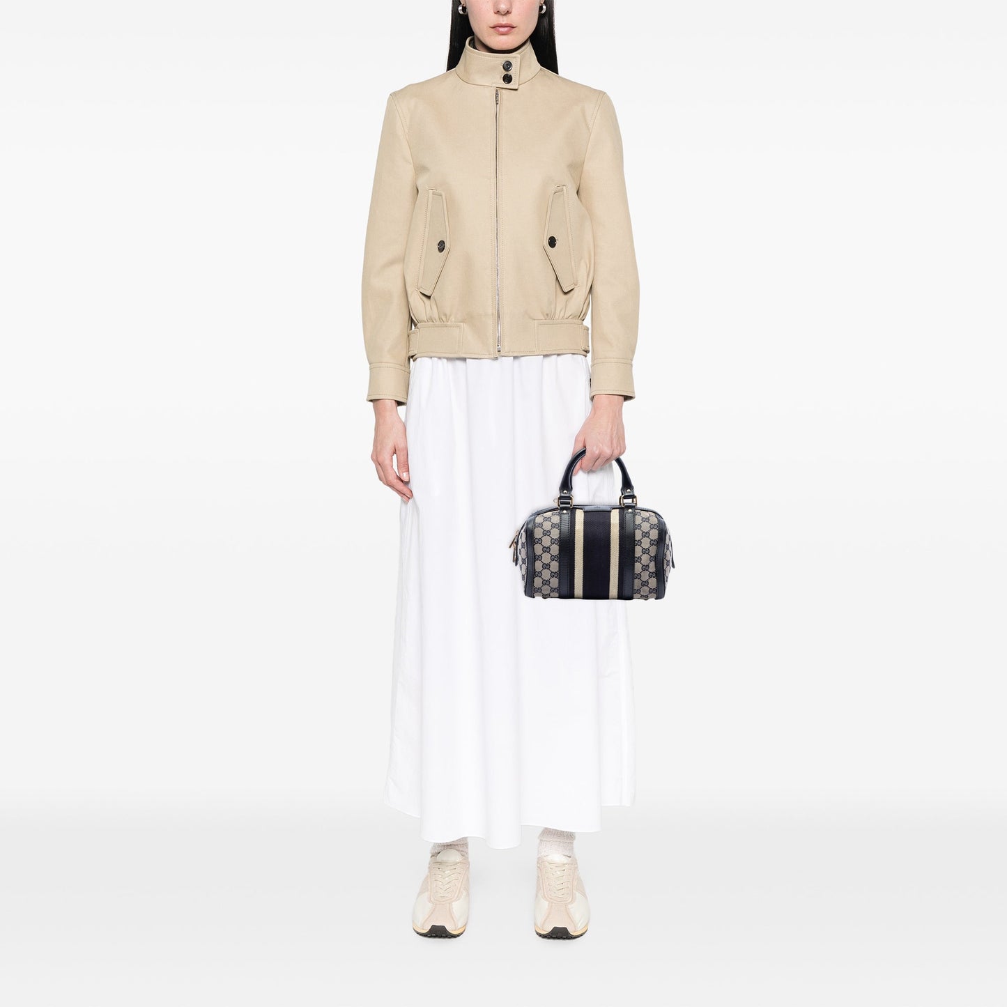 Gucci Small GG Canvas Web Joy Boston Bag