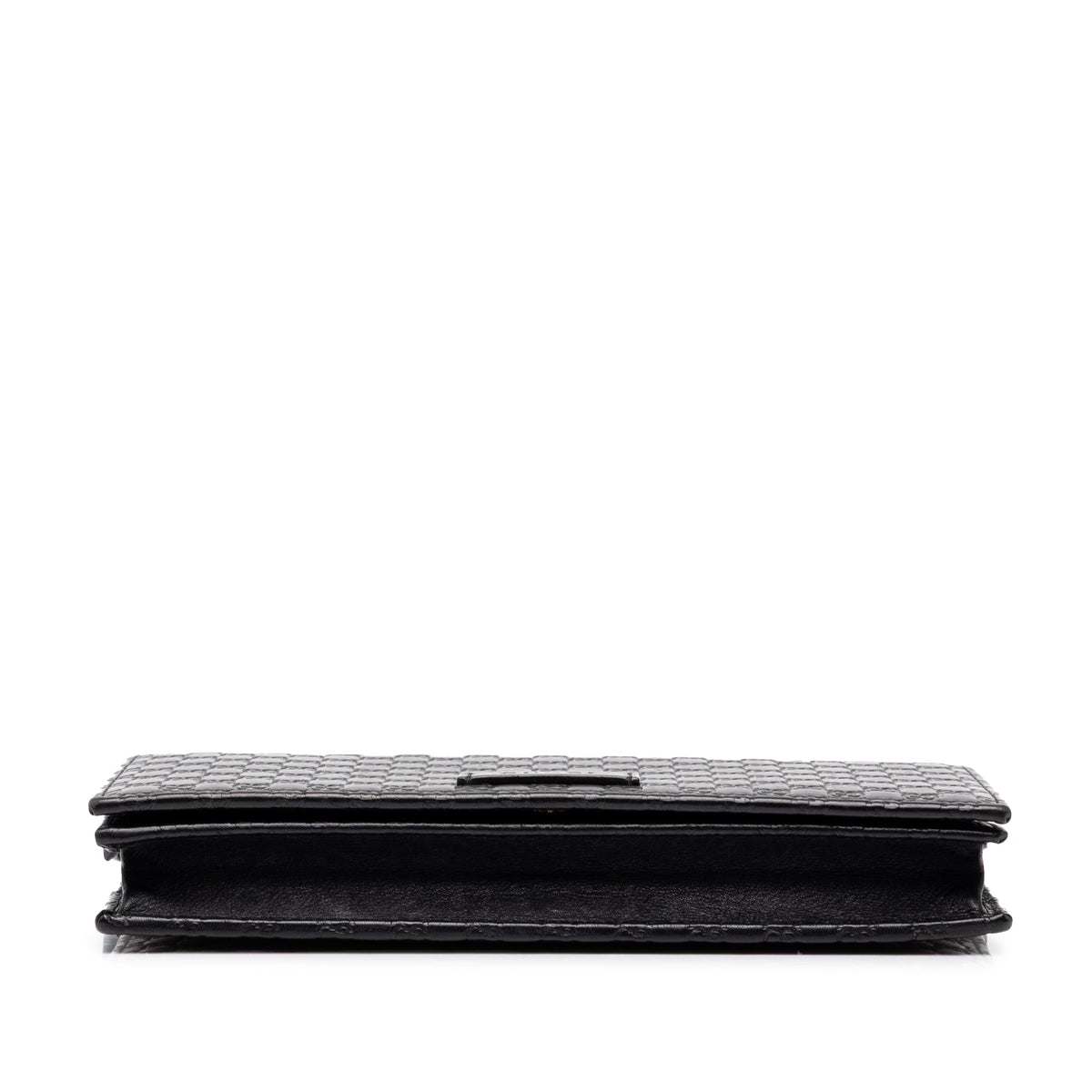 Gucci Microguccissima Wallet on Strap — Black
