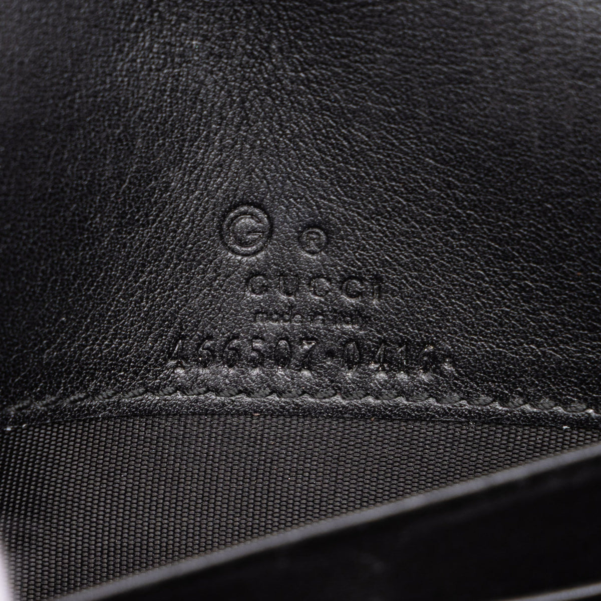 Gucci Microguccissima Wallet on Strap — Black