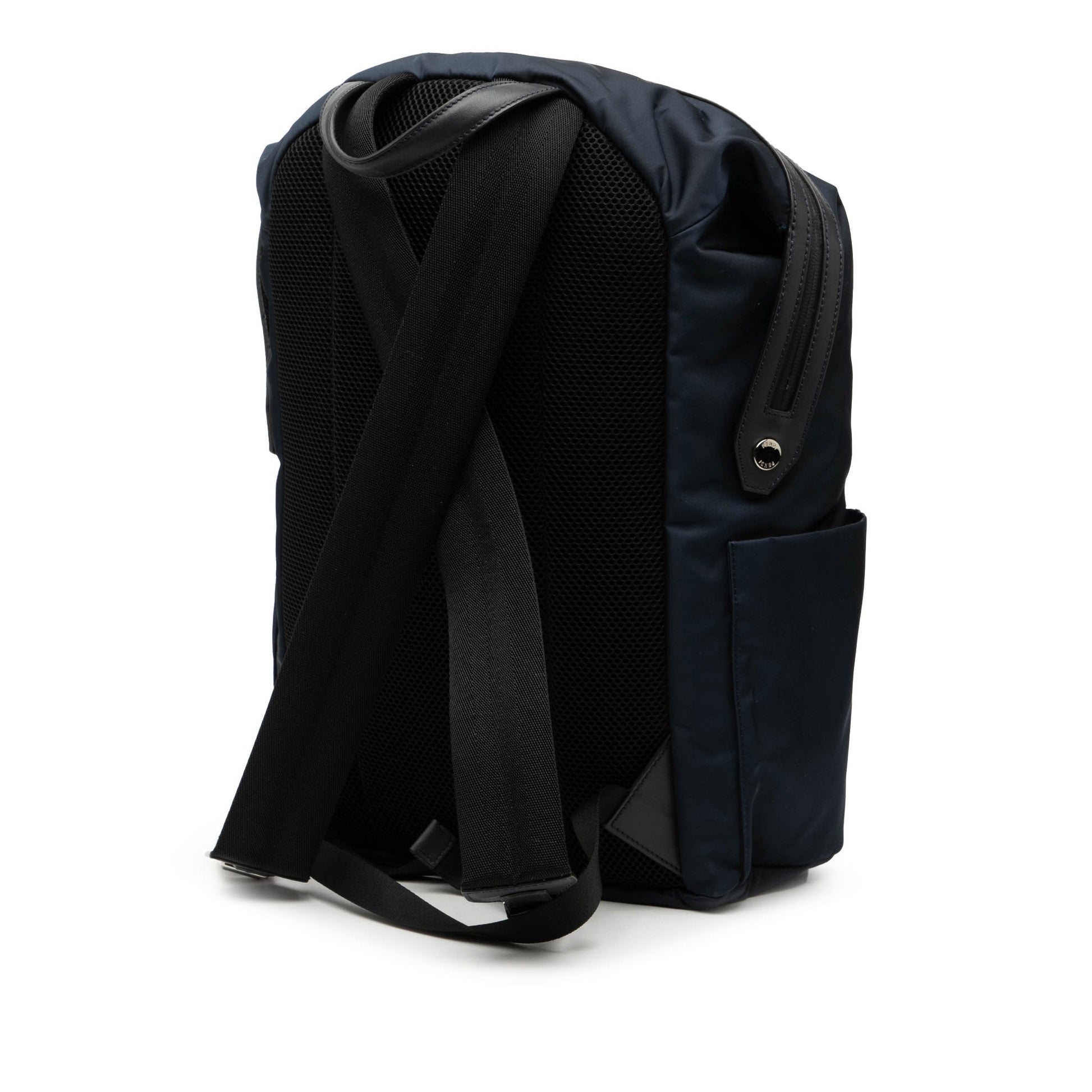 Fendi Nylon Vocabulary Blue Backpack