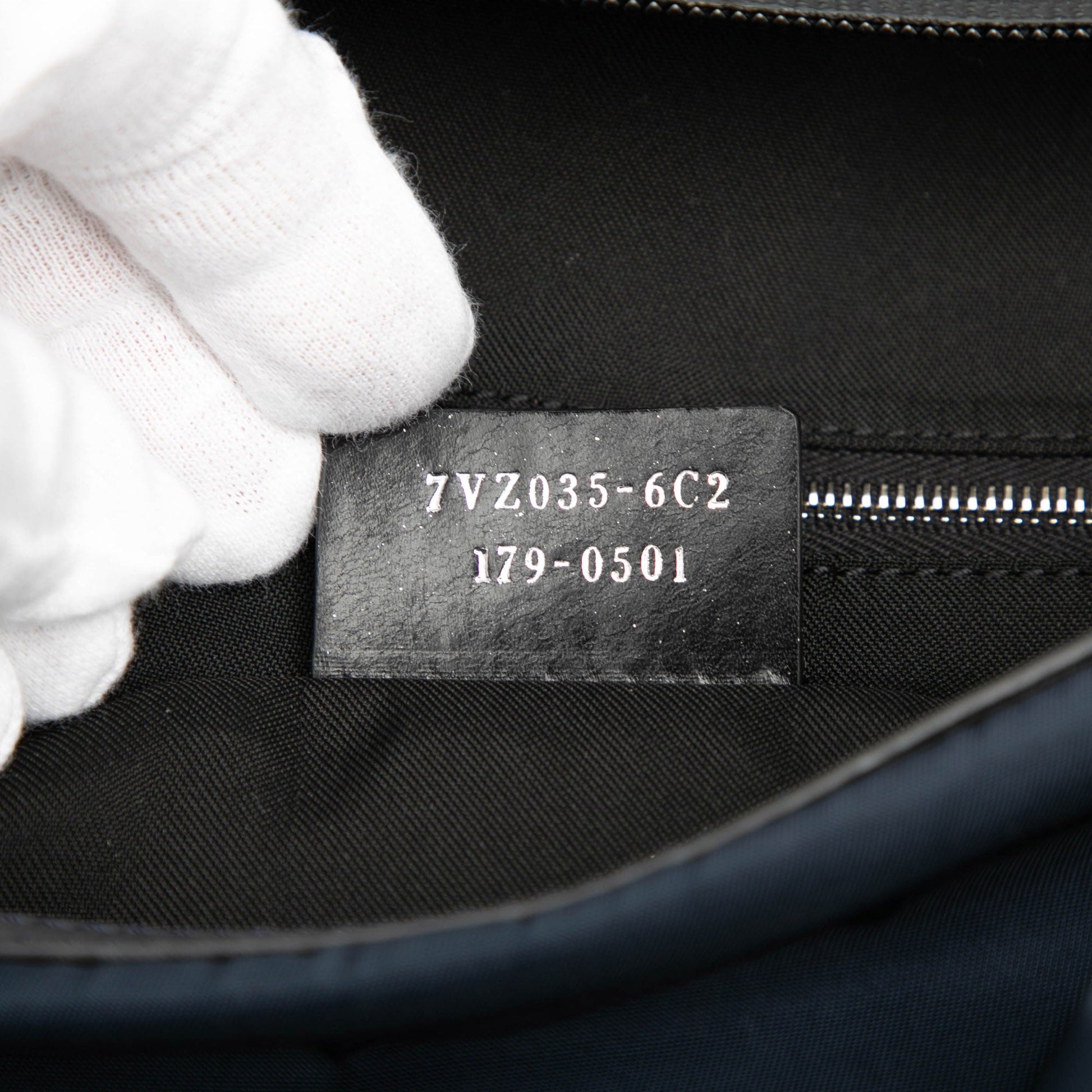 Fendi Nylon Vocabulary Blue Backpack