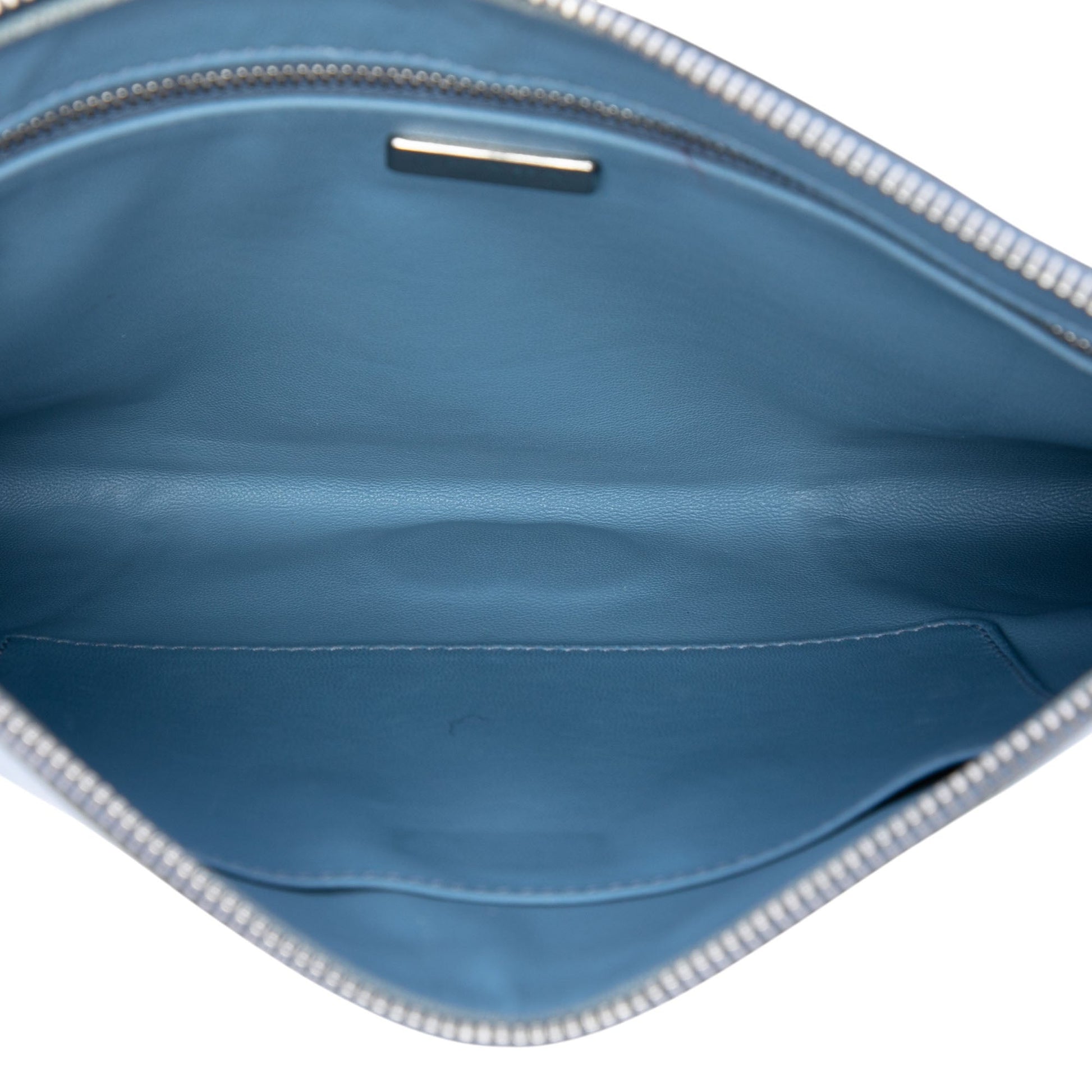 Prada Tricolor Saffiano Clutch