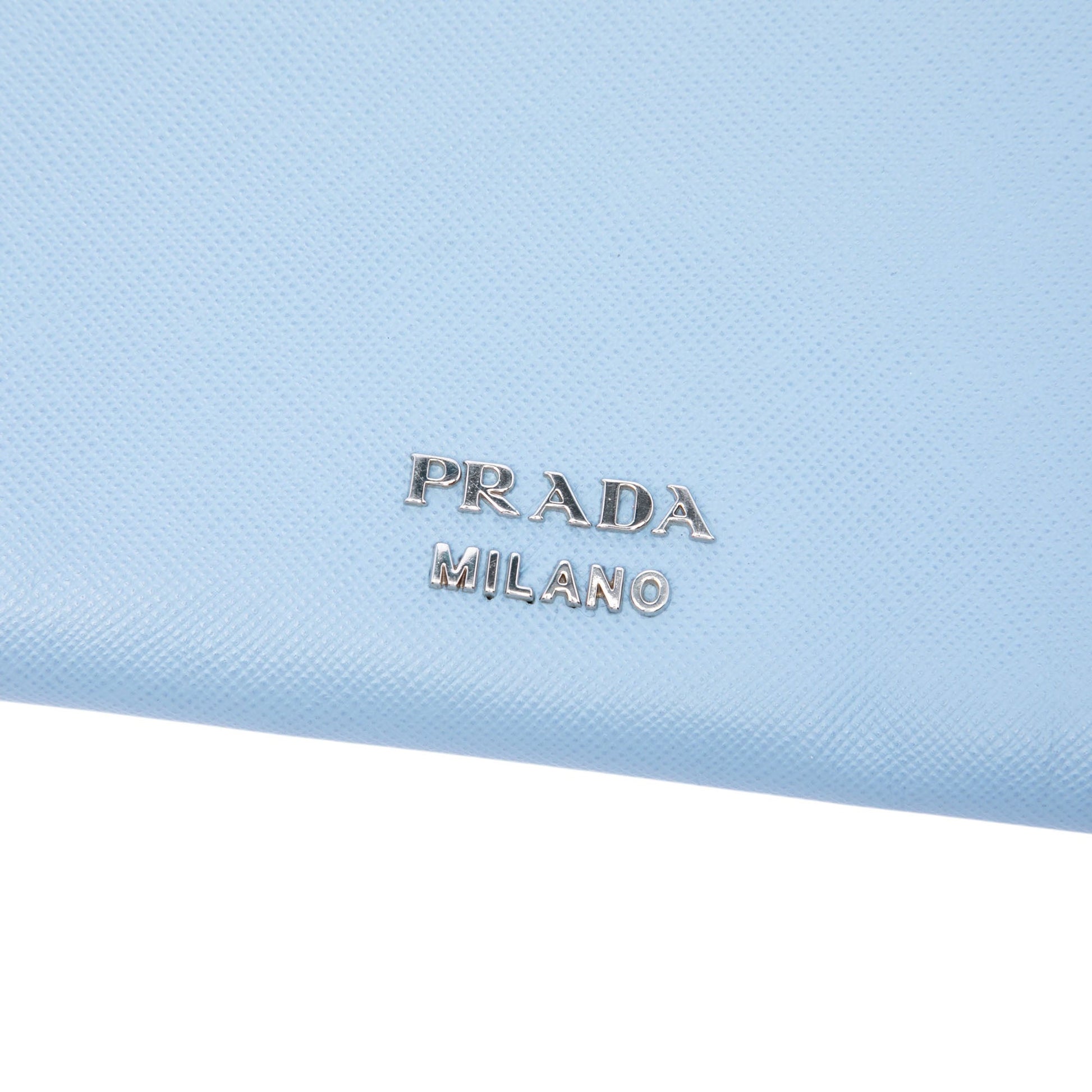 Prada Tricolor Saffiano Clutch