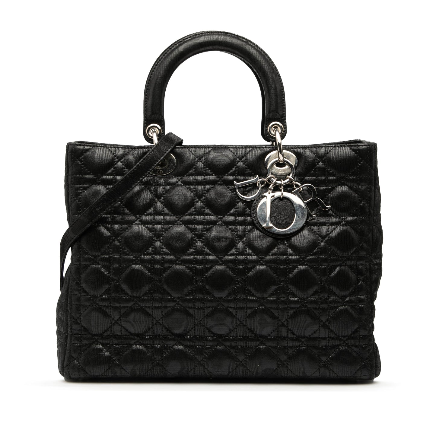 Dior Large Iridescent Fabric Cannage Lady Dior