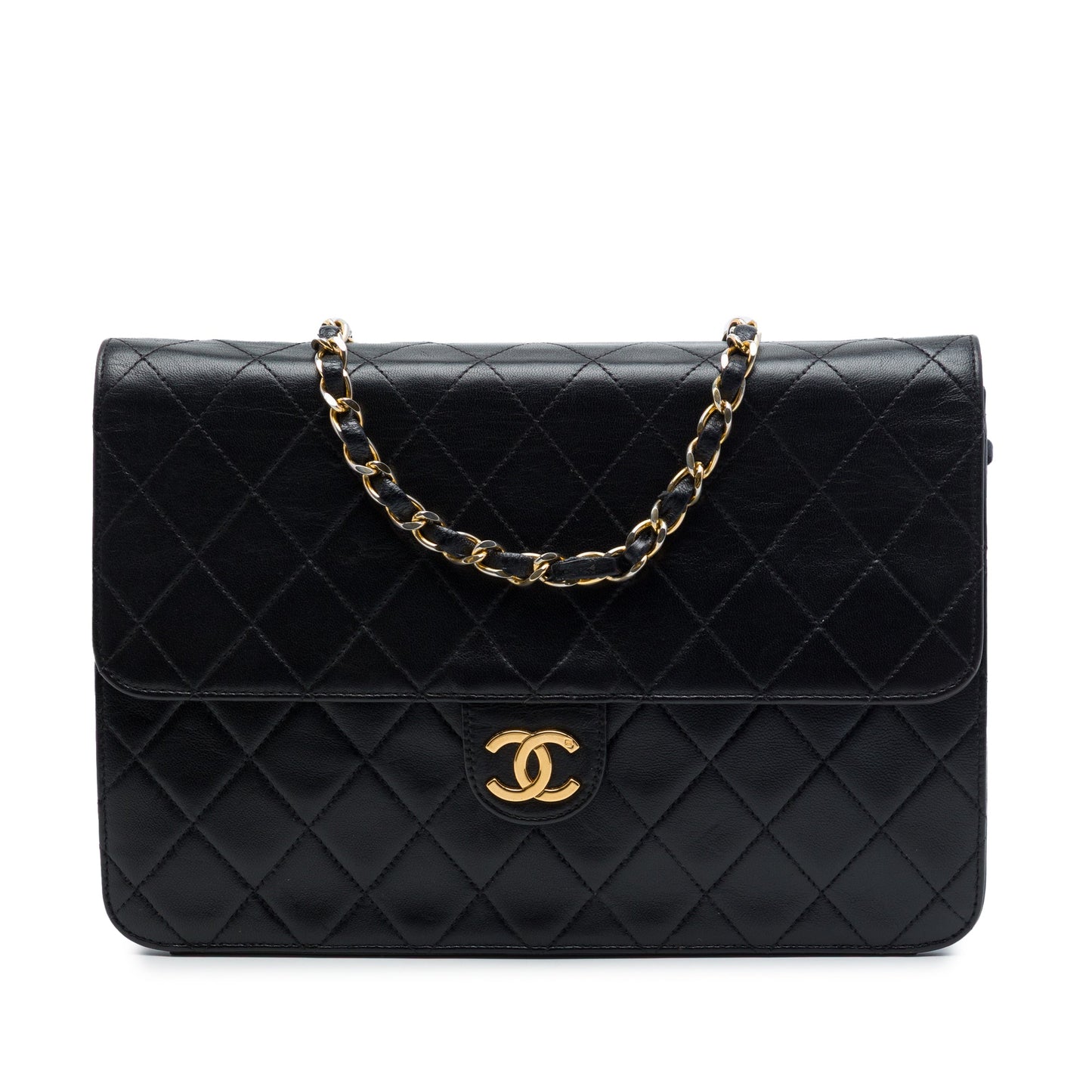 Chanel Medium CC Quilted Lambskin Single Flap