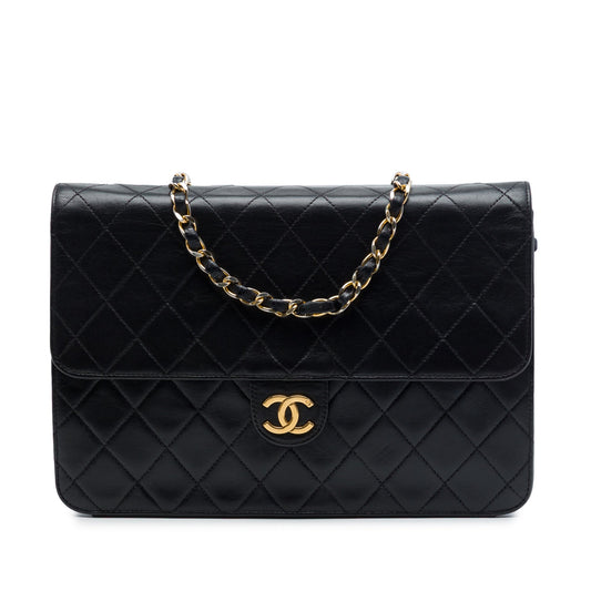 Chanel Medium CC Quilted Lambskin Single Flap