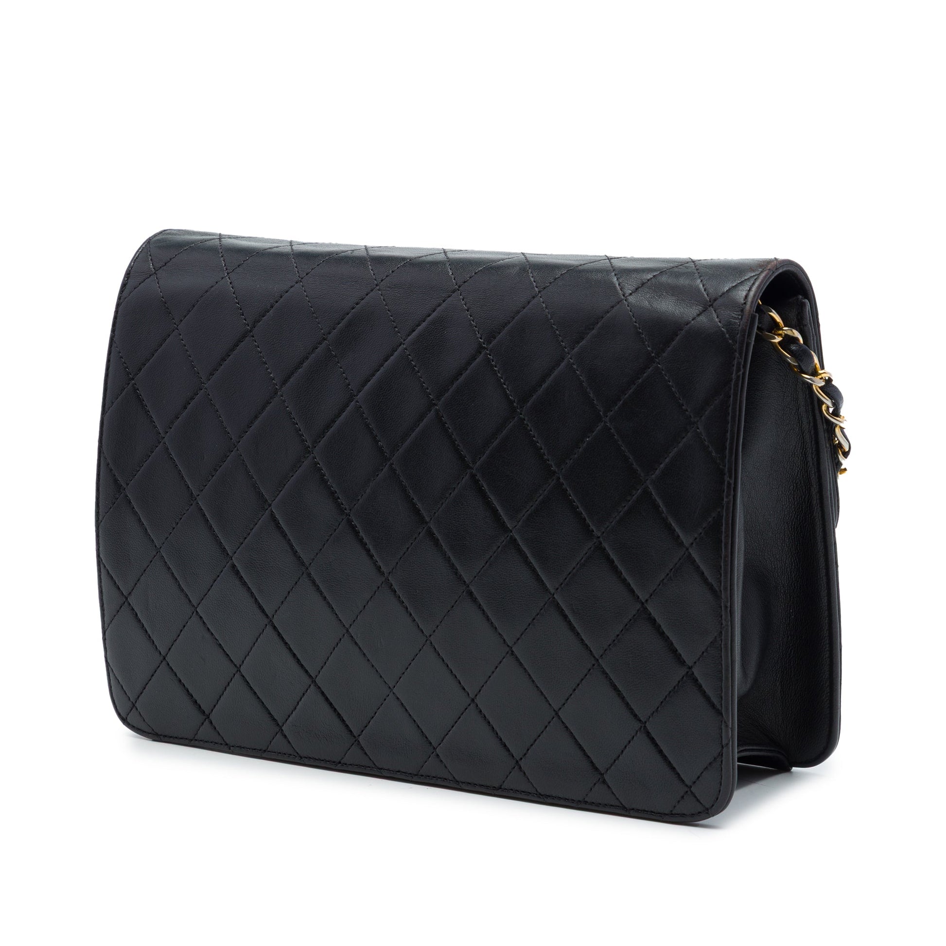 Chanel Medium CC Quilted Lambskin Single Flap