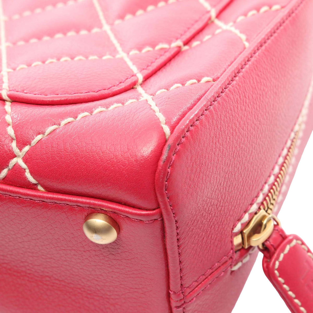 Chanel Leather Wild Stitch Handbag