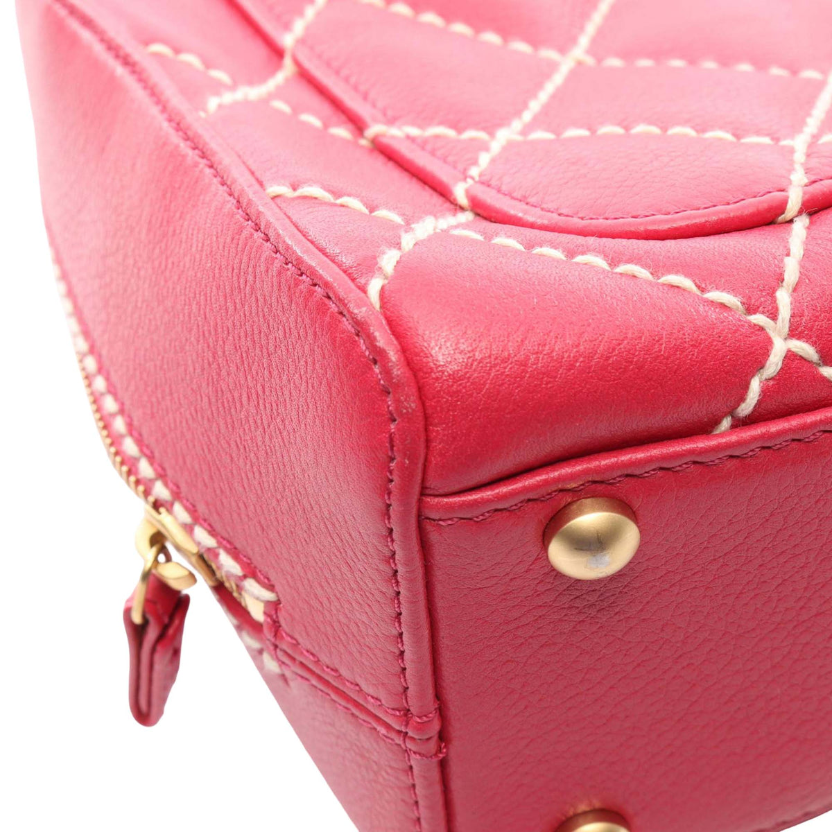 Chanel Leather Wild Stitch Handbag