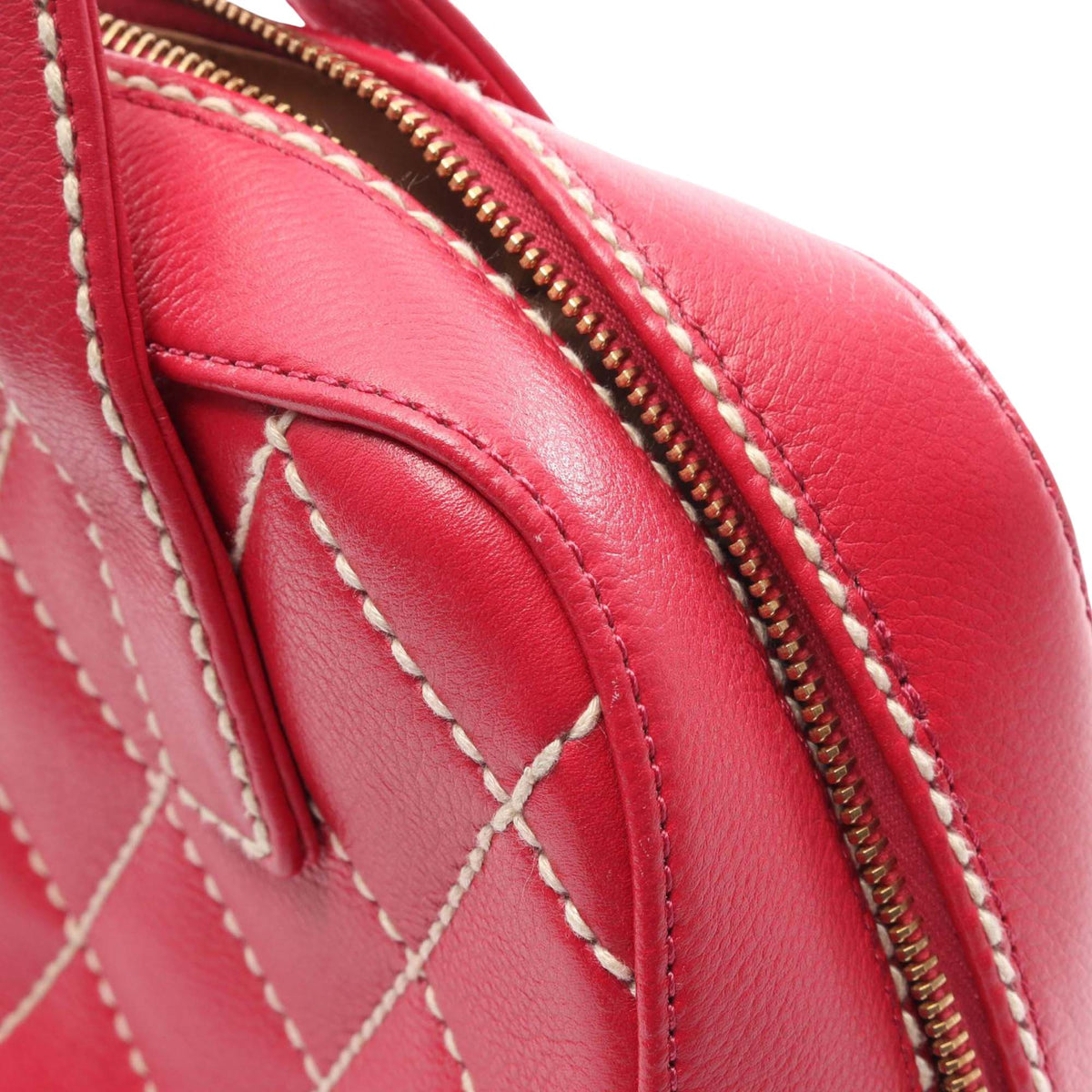 Chanel Leather Wild Stitch Handbag