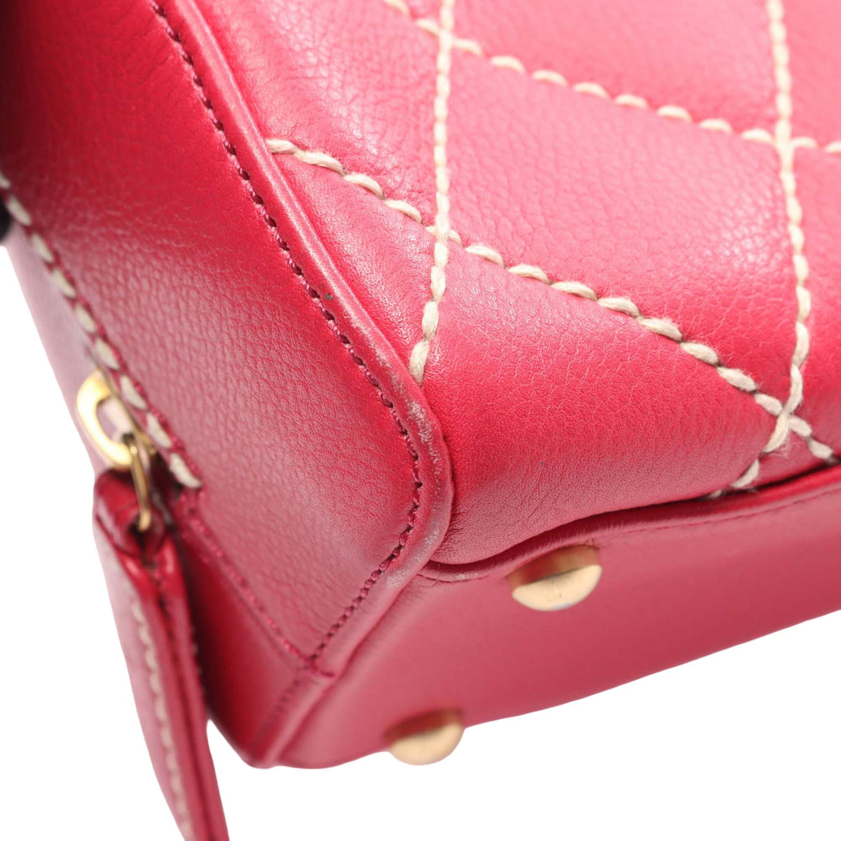 Chanel Leather Wild Stitch Handbag