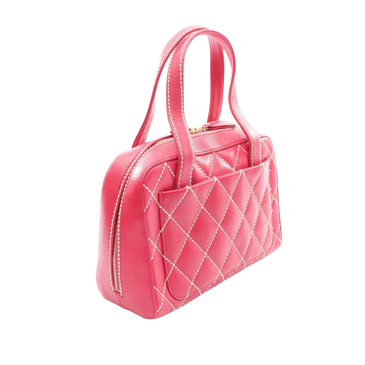 Chanel Leather Wild Stitch Handbag