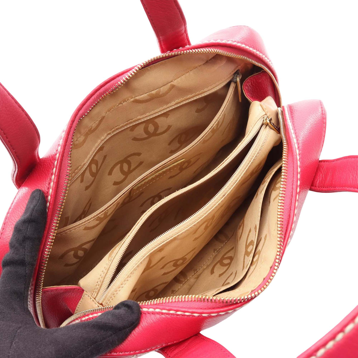 Chanel Leather Wild Stitch Handbag